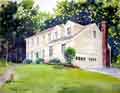 house with dog